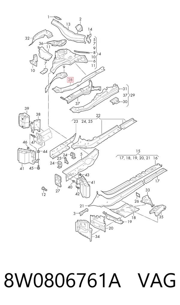  8W0806761A VAG