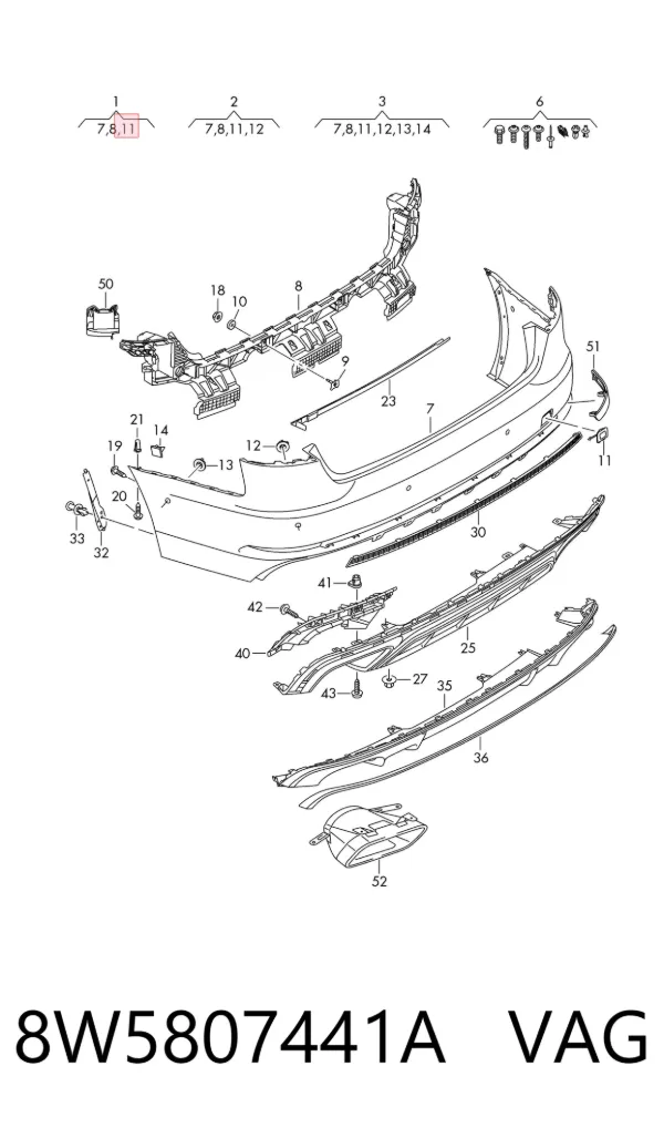  8W5807441A VAG