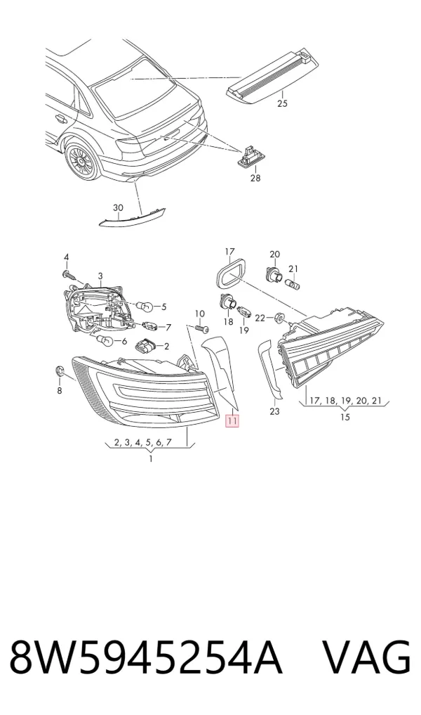  8W5945254A VAG