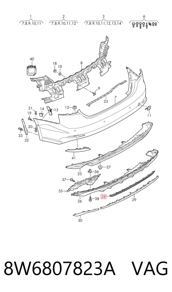  8W6807823A VAG