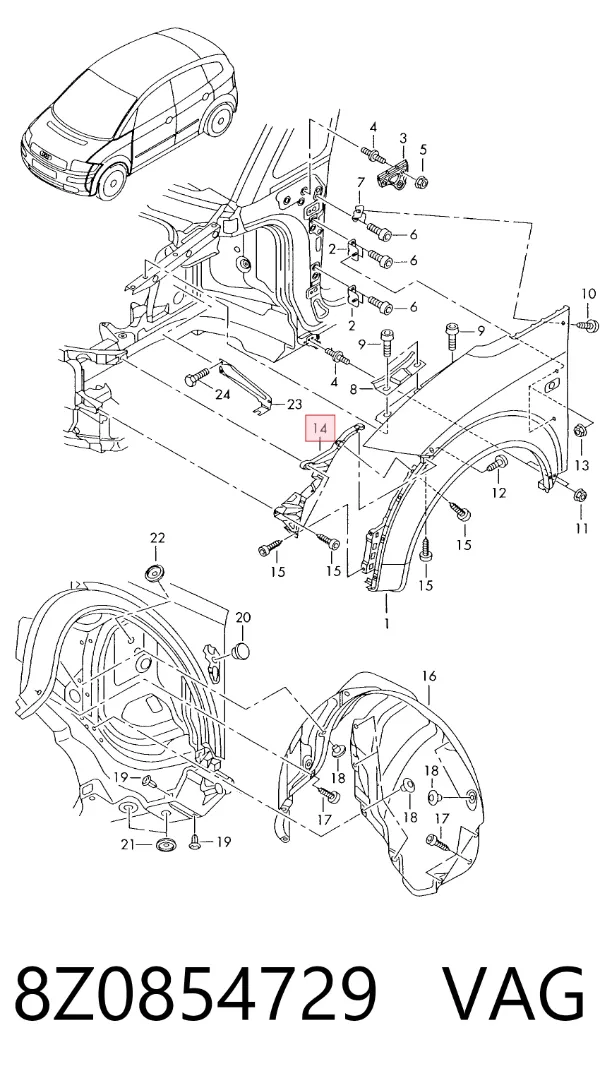  8Z0854729 VAG