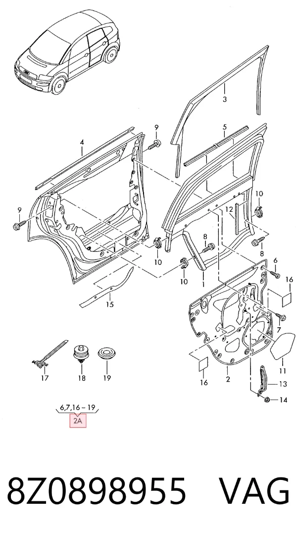 8Z0898955 VAG