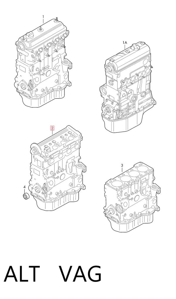 Motor completo ALT VAG