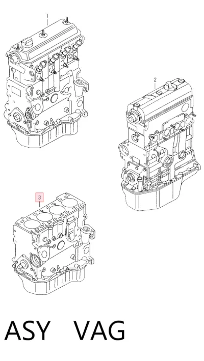 Motor completo VAG ASY
