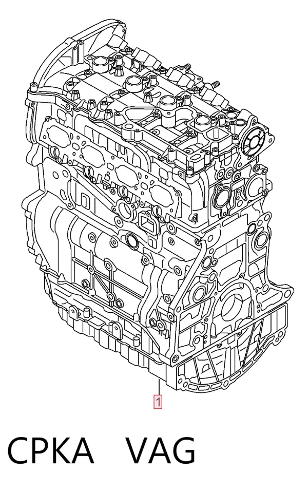 Motor completo CPKA VAG