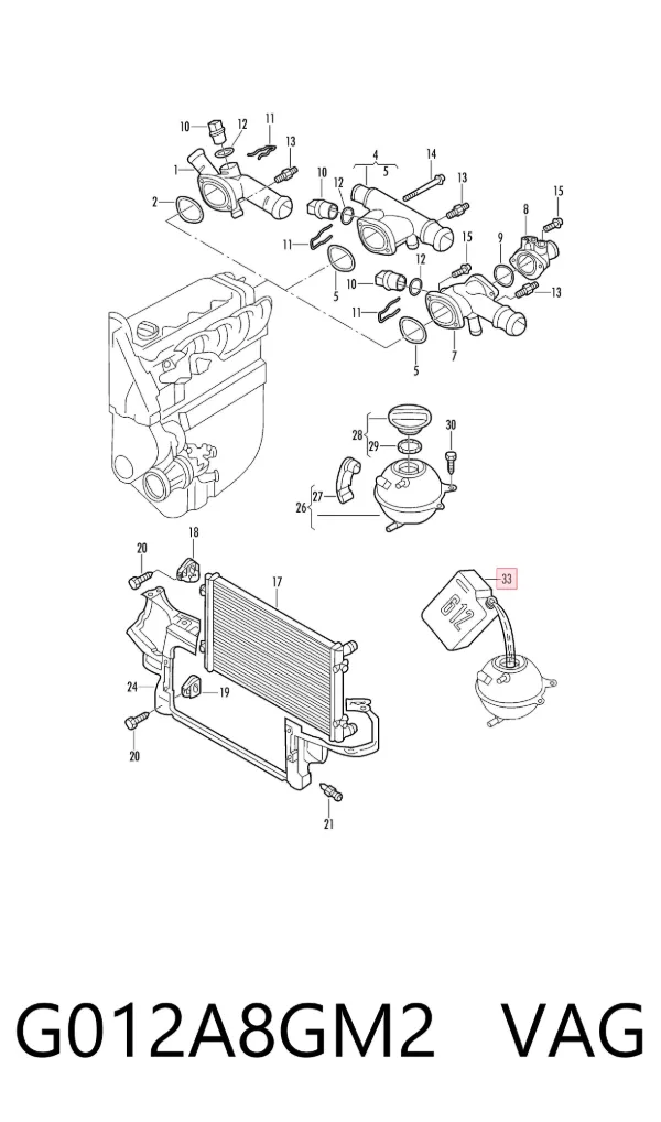 Liquido refrigerante G012A8GM2 VAG