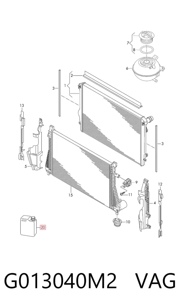 Liquido refrigerante G013040M2 VAG