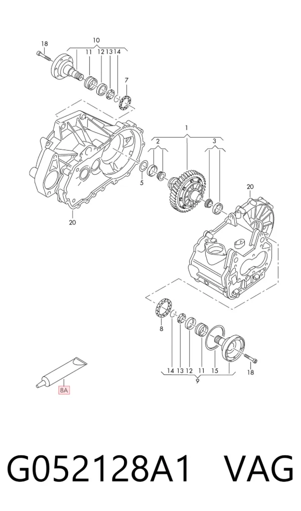 Lubricante universal G052128A1 VAG