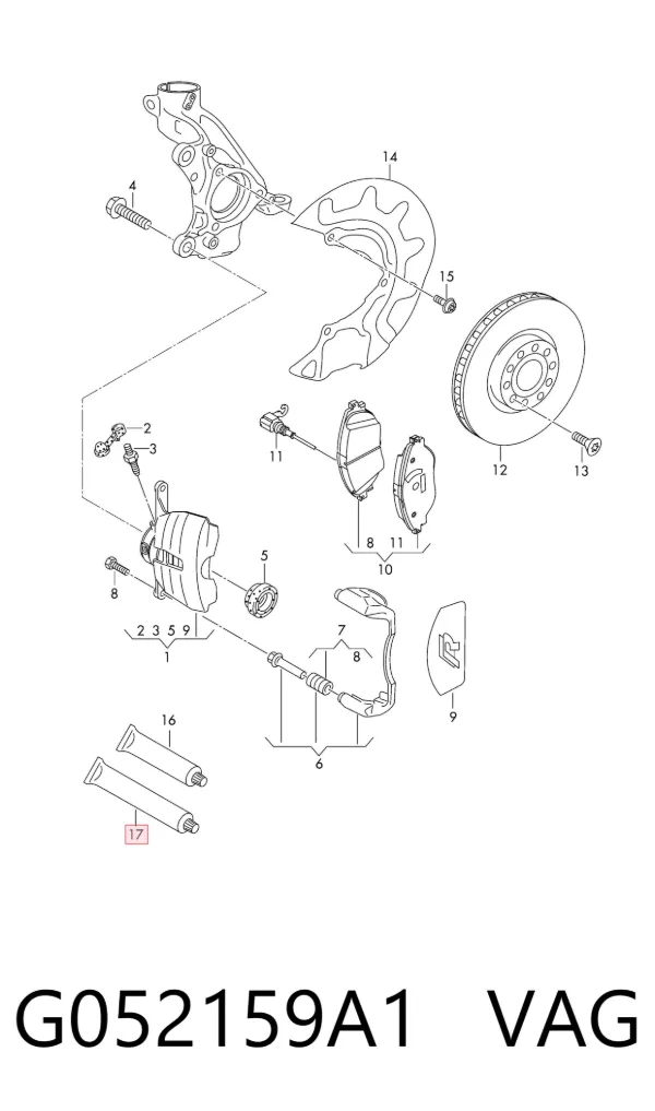 Lubricante universal G052159A1 VAG