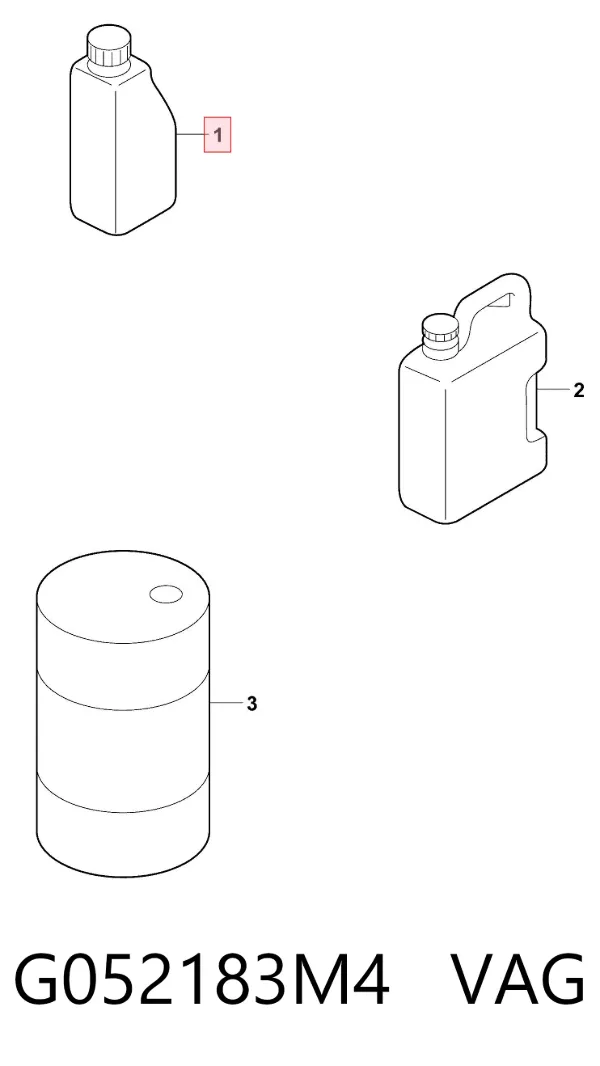 Aceite de motor G052183M4 VAG