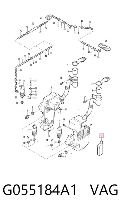 Líquido limpiaparabrisas VAG G055184A1