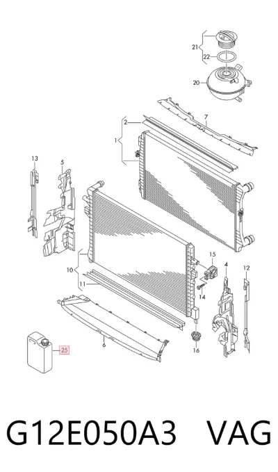 Refrigerante VAG G12E050A3