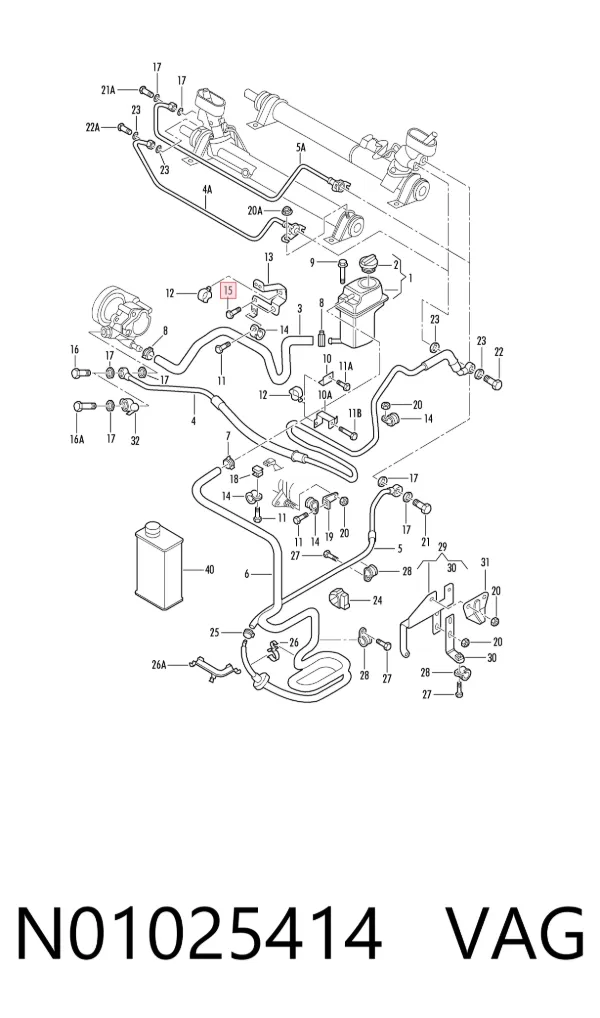 Kit de distribución N01025414 VAG
