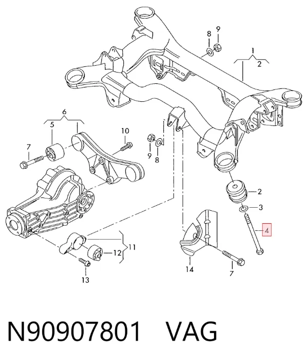  N90907801 VAG