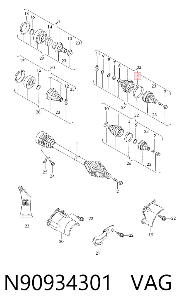 Soporte del tanque de combustible N90934301 VAG