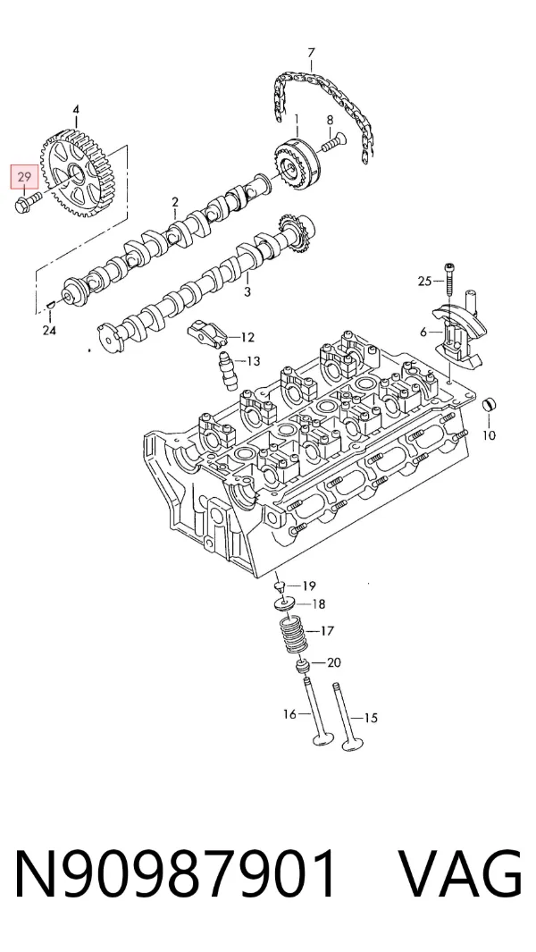  N90987901 VAG