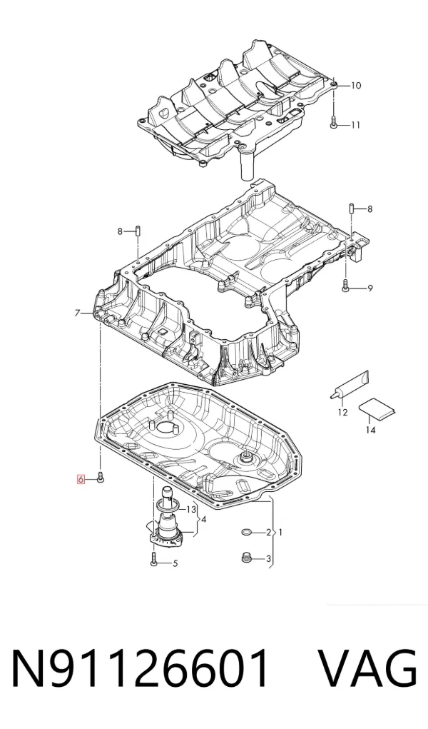 Tornillo N91126601 VAG