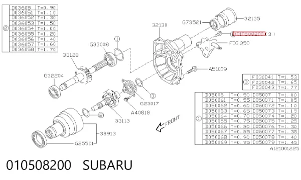  010508200 Subaru