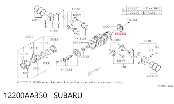 Cigüeñal Subaru Outback IV