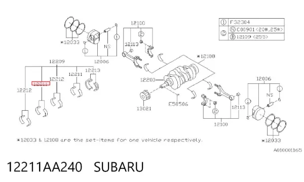  12211AA240 Subaru