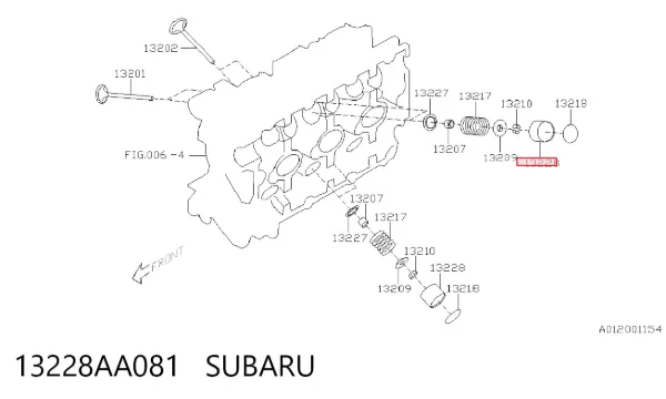 Taqués hidráulicos 13228AA081 Subaru