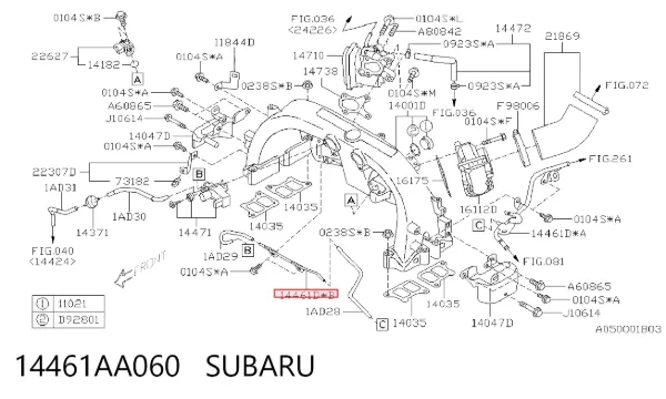  14461AA060 Subaru