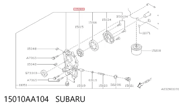 Bomba De Aceite Subaru Impreza II