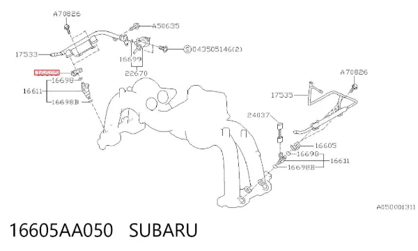  16605AA050 Subaru