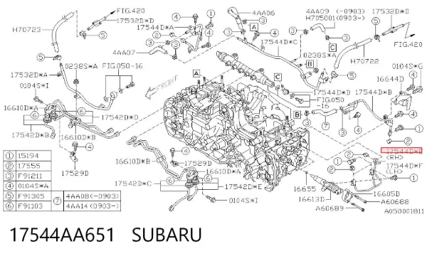  17544AA651 Subaru