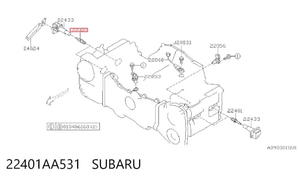 Bujía 22401AA531 Subaru