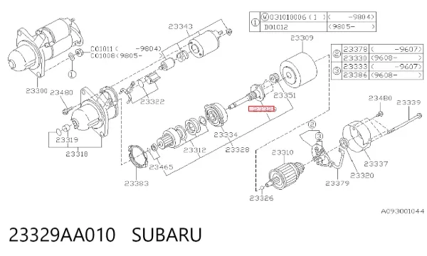  23329AA010 Subaru