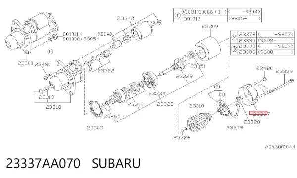  23337AA070 Subaru