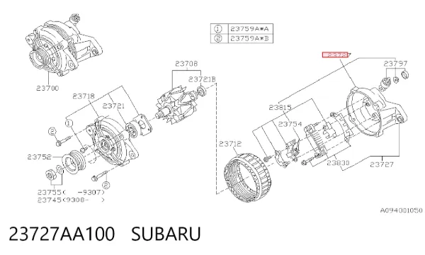  23727AA100 Subaru