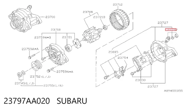  23797AA020 Subaru