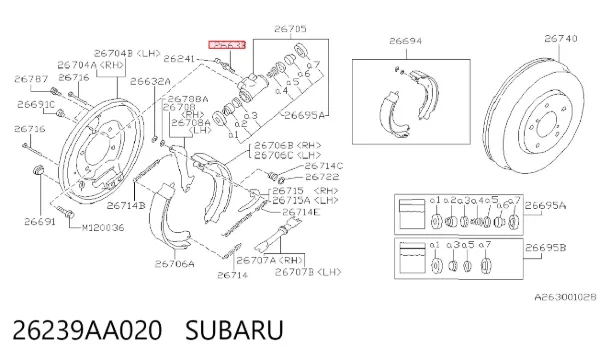  26239AA020 Subaru