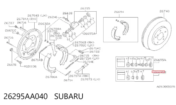  26295AA040 Subaru
