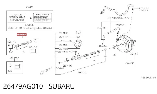  26479AG010 Subaru