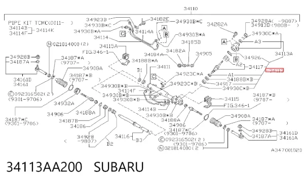  34113AA200 Subaru