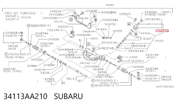  34113AA210 Subaru