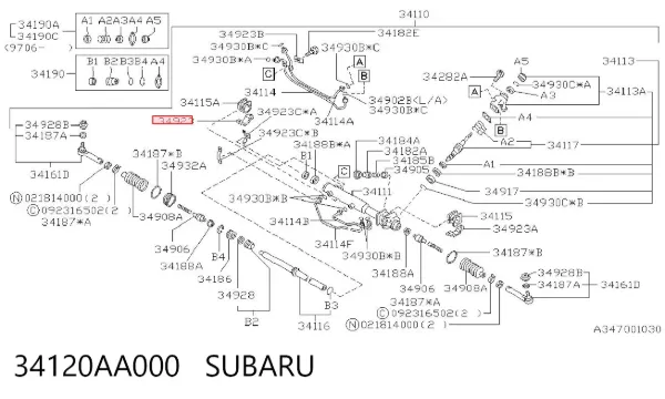  34120AA000 Subaru