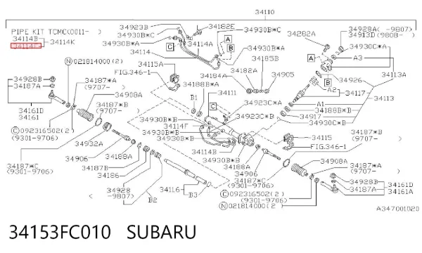  34153FC010 Subaru