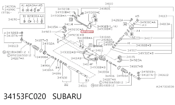  34153FC020 Subaru