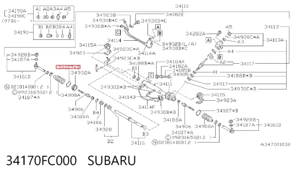  34170FC000 Subaru