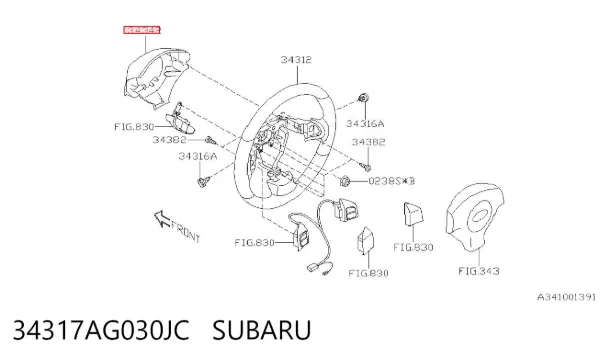  34317AG030JC Subaru