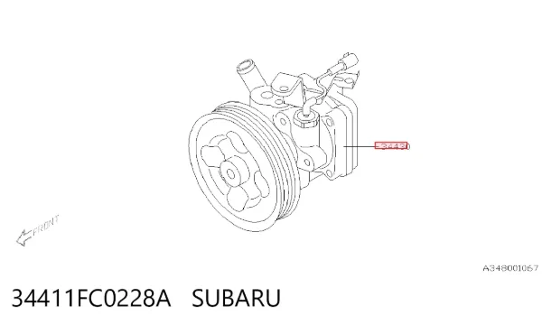 Bomba de dirección Subaru Forester I
