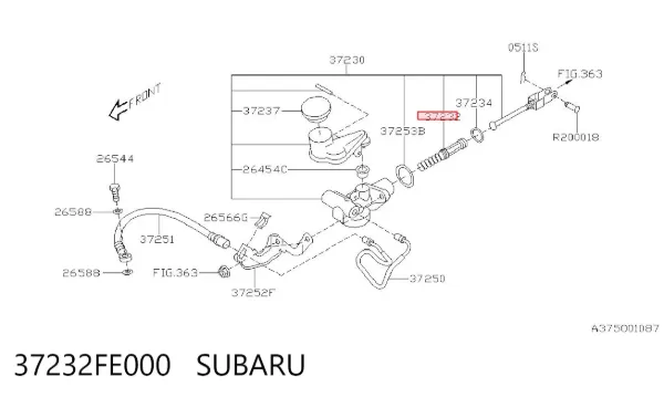  37232FE000 Subaru