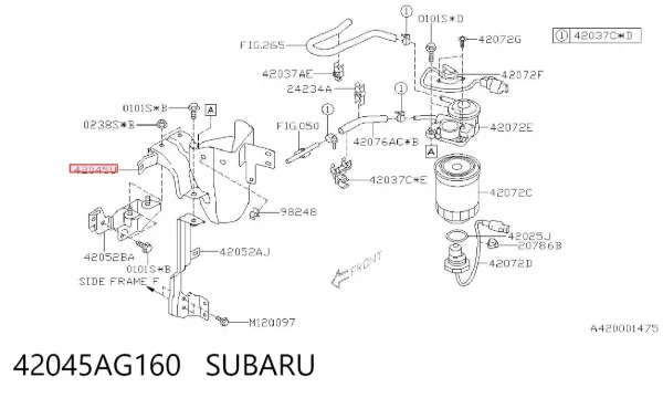  42045AG160 Subaru