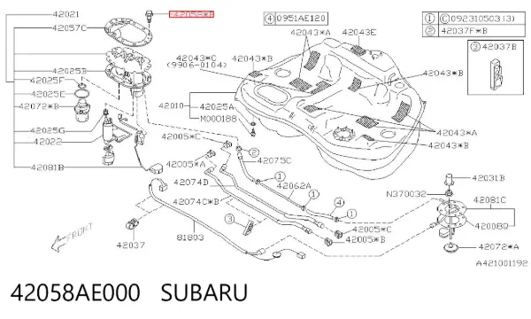  42058AE000 Subaru