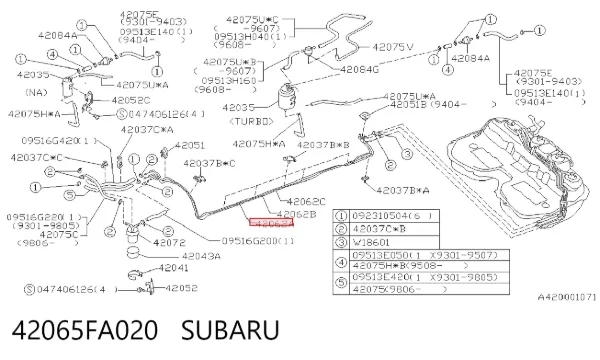  42065FA020 Subaru