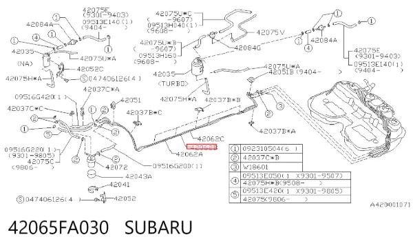  42065FA030 Subaru